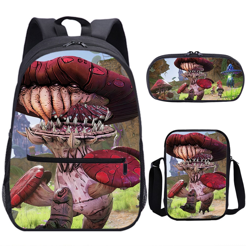 18 Inch Tiny Tina's Wonderlands Backpack School Bag+Messenger Bag+Pencil Bag - Image 7
