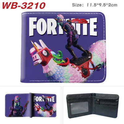 Bifold PU Leather Fortnite Wallet Coin Pocket Credit Card Id Window Card Holder - Image 13