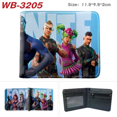 Bifold PU Leather Fortnite Wallet Coin Pocket Credit Card Id Window Card Holder - Image 18