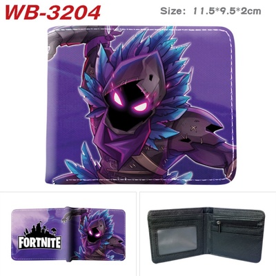Bifold PU Leather Fortnite Wallet Coin Pocket Credit Card Id Window Card Holder - Image 19
