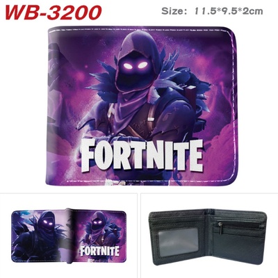 Bifold PU Leather Fortnite Wallet Coin Pocket Credit Card Id Window Card Holder - Image 23