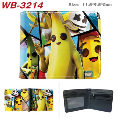 Bifold PU Leather Fortnite Wallet Coin Pocket Credit Card Id Window Card Holder - Image 9
