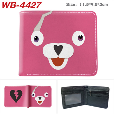 Bifold PU Leather Fortnite Wallet Coin Pocket Credit Card Id Window Card Holder - Image 29