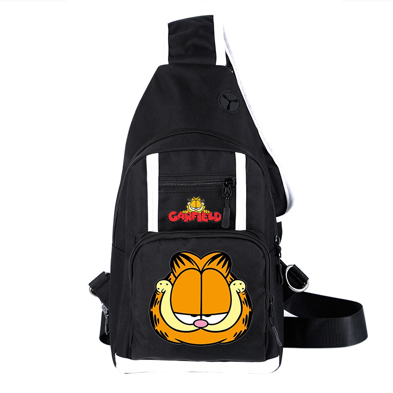 Garfield Shoulder Bag Messenger Bag Casual Waist Bag Chest Bag - Image 9