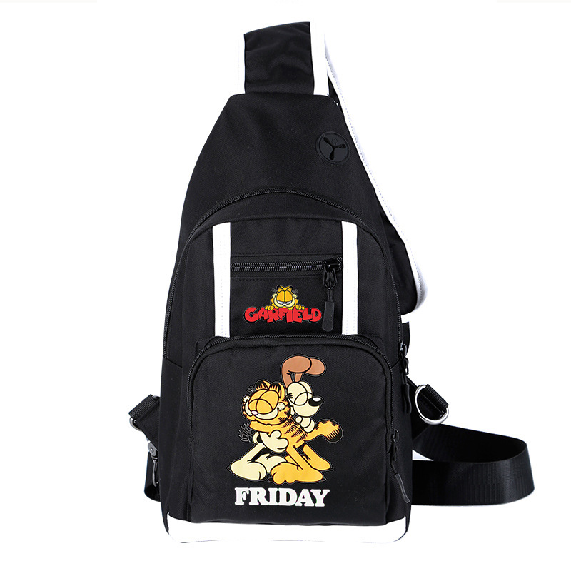 Garfield Shoulder Bag Messenger Bag Casual Waist Bag Chest Bag - Image 3
