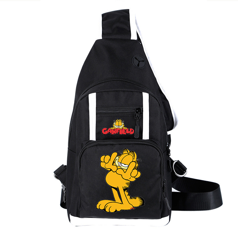 Garfield Shoulder Bag Messenger Bag Casual Waist Bag Chest Bag - Image 4