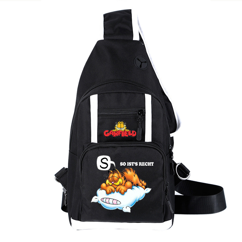 Garfield Shoulder Bag Messenger Bag Casual Waist Bag Chest Bag - Image 7