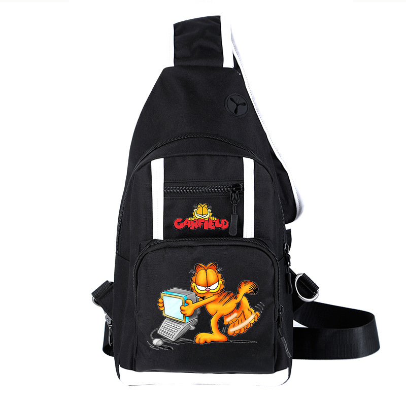 Garfield Shoulder Bag Messenger Bag Casual Waist Bag Chest Bag - Image 8