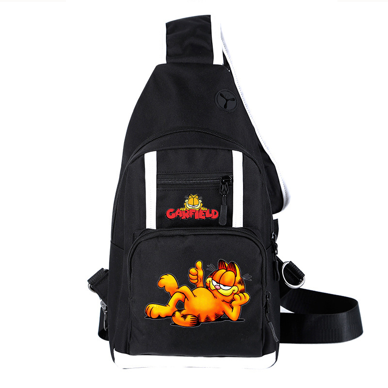 Garfield Shoulder Bag Messenger Bag Casual Waist Bag Chest Bag - Image 10