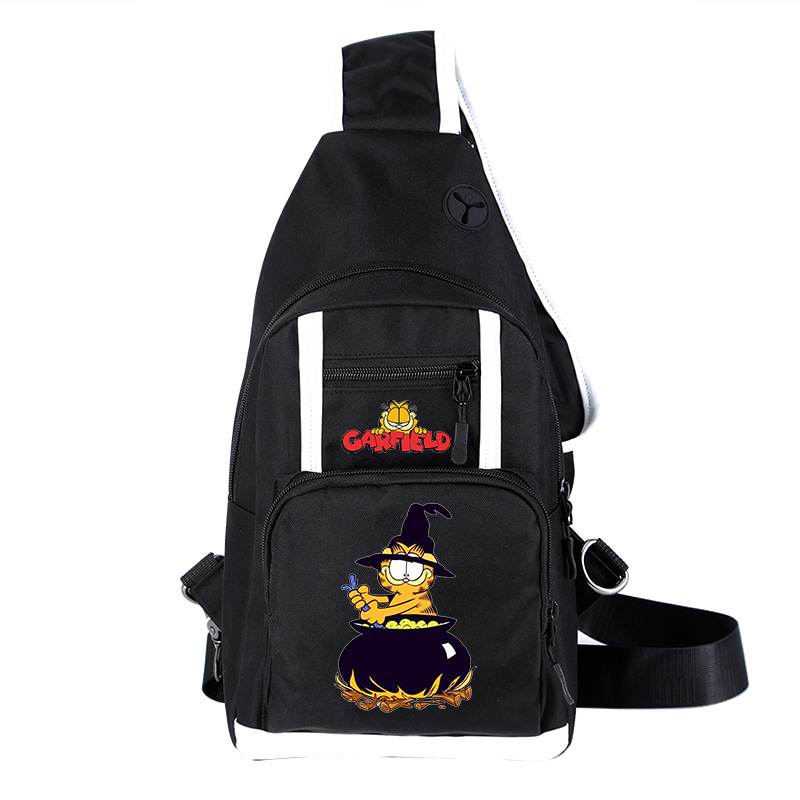 Garfield Shoulder Bag Messenger Bag Casual Waist Bag Chest Bag - Image 11
