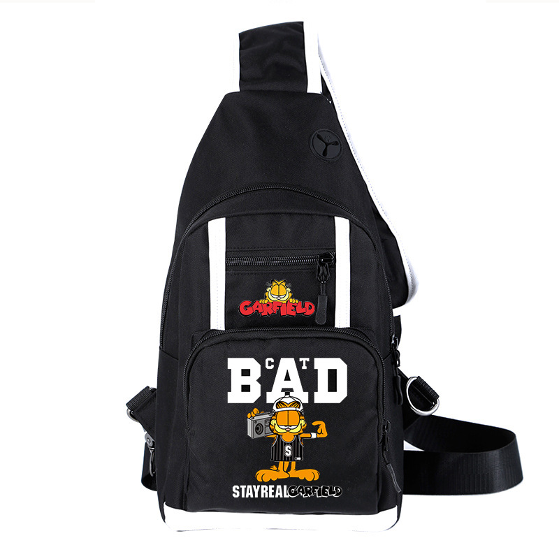 Garfield Shoulder Bag Messenger Bag Casual Waist Bag Chest Bag - Image 13