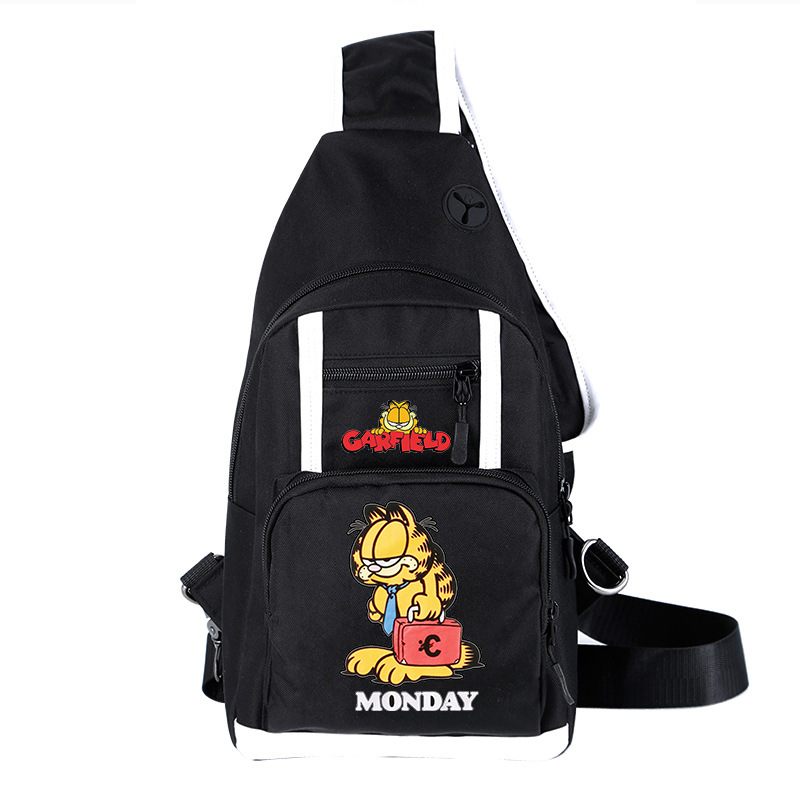Garfield Shoulder Bag Messenger Bag Casual Waist Bag Chest Bag - Image 2