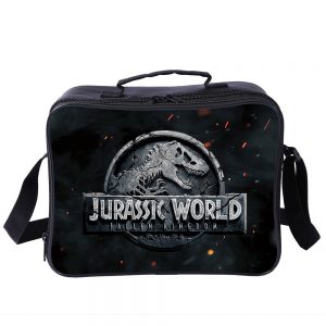 Jurassic World Cooler Bag Insulation Bag Students School Food Storage Box