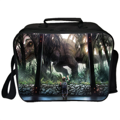 Jurassic World Cooler Bag Insulation Bag Students School Food Storage Box - Image 23