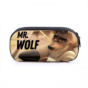 The Bad Guys Cosmetic Bags Boys Girls Children Large Pencil Case Purse Storage Bags Women Men Multifunction Makeup Bag