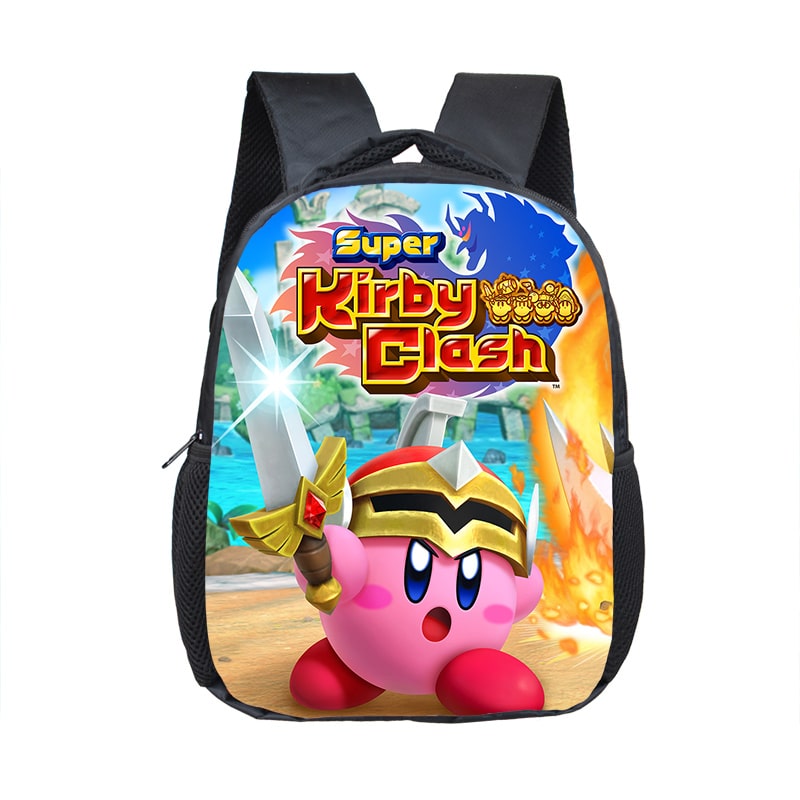 12 Inch Kirby Children's Backpack Kids School Cute Daily Bag Kindergarten Bags Girls Boys Waterproof Ruckpack Gift - Image 35