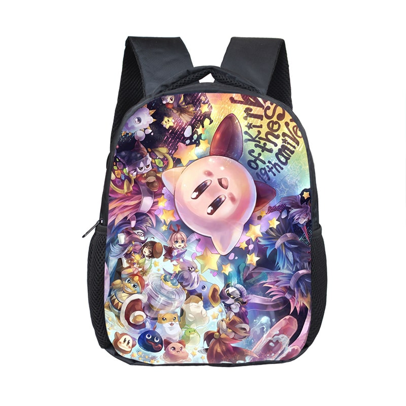 12 Inch Kirby Children's Backpack Kids School Cute Daily Bag Kindergarten Bags Girls Boys Waterproof Ruckpack Gift - Image 41