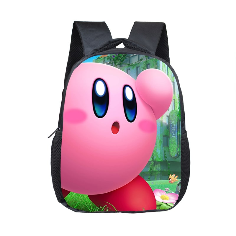 12 Inch Kirby Children's Backpack Kids School Cute Daily Bag Kindergarten Bags Girls Boys Waterproof Ruckpack Gift - Image 40