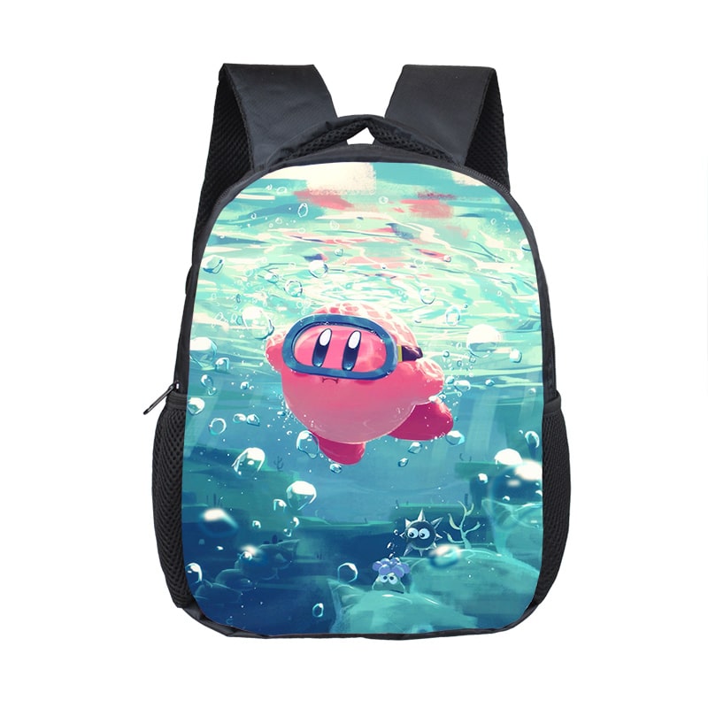 12 Inch Kirby Children's Backpack Kids School Cute Daily Bag Kindergarten Bags Girls Boys Waterproof Ruckpack Gift - Image 39