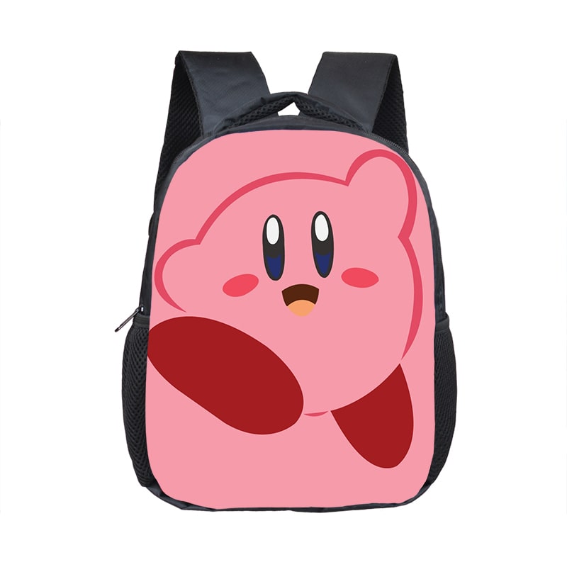 12 Inch Kirby Children's Backpack Kids School Cute Daily Bag Kindergarten Bags Girls Boys Waterproof Ruckpack Gift - Image 4