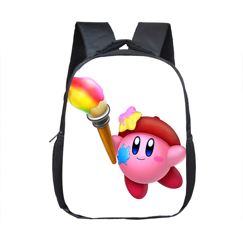 12 Inch Kirby Children's Backpack Kids School Cute Daily Bag Kindergarten Bags Girls Boys Waterproof Ruckpack Gift - Image 15