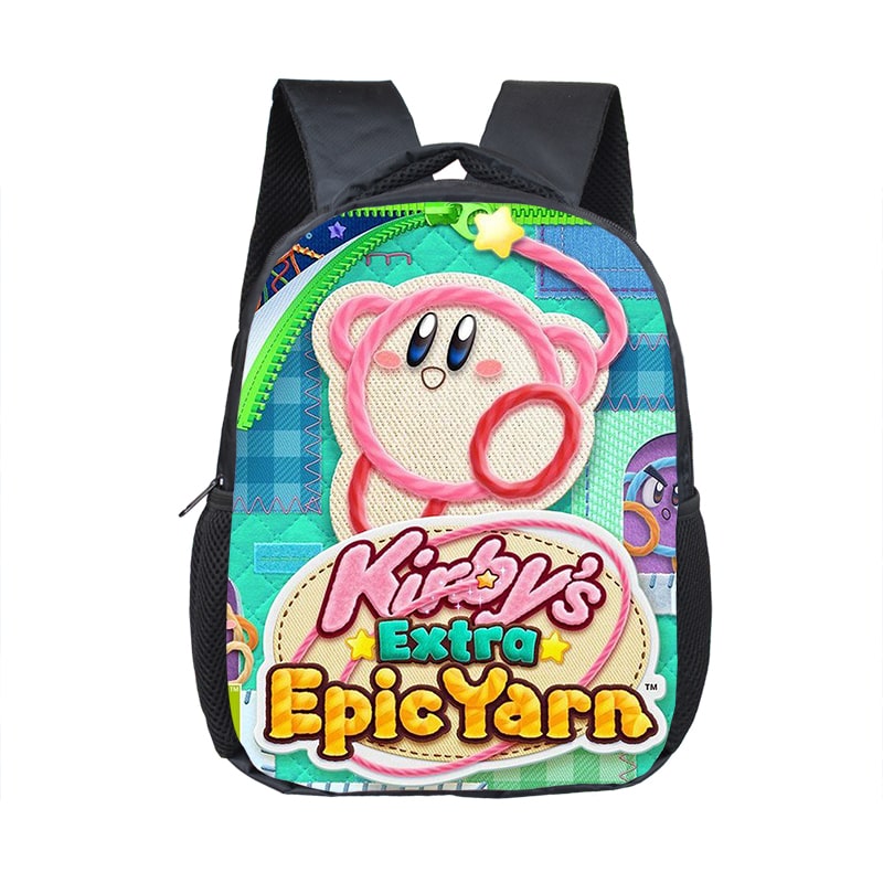 12 Inch Kirby Children's Backpack Kids School Cute Daily Bag Kindergarten Bags Girls Boys Waterproof Ruckpack Gift - Image 22
