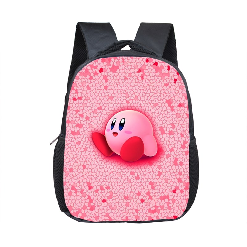 12 Inch Kirby Children's Backpack Kids School Cute Daily Bag Kindergarten Bags Girls Boys Waterproof Ruckpack Gift - Image 28