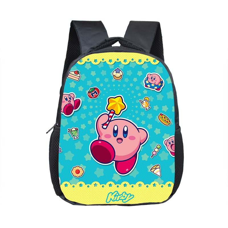 12 Inch Kirby Children's Backpack Kids School Cute Daily Bag Kindergarten Bags Girls Boys Waterproof Ruckpack Gift - Image 29