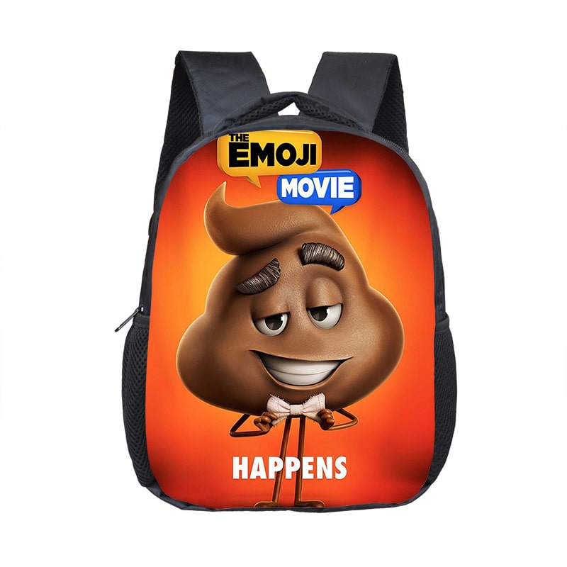 12 Inch The Emoji Children's Backpack Kids School Cute Daily Bag Kindergarten Bags Girls Boys Waterproof Ruckpack - Image 3