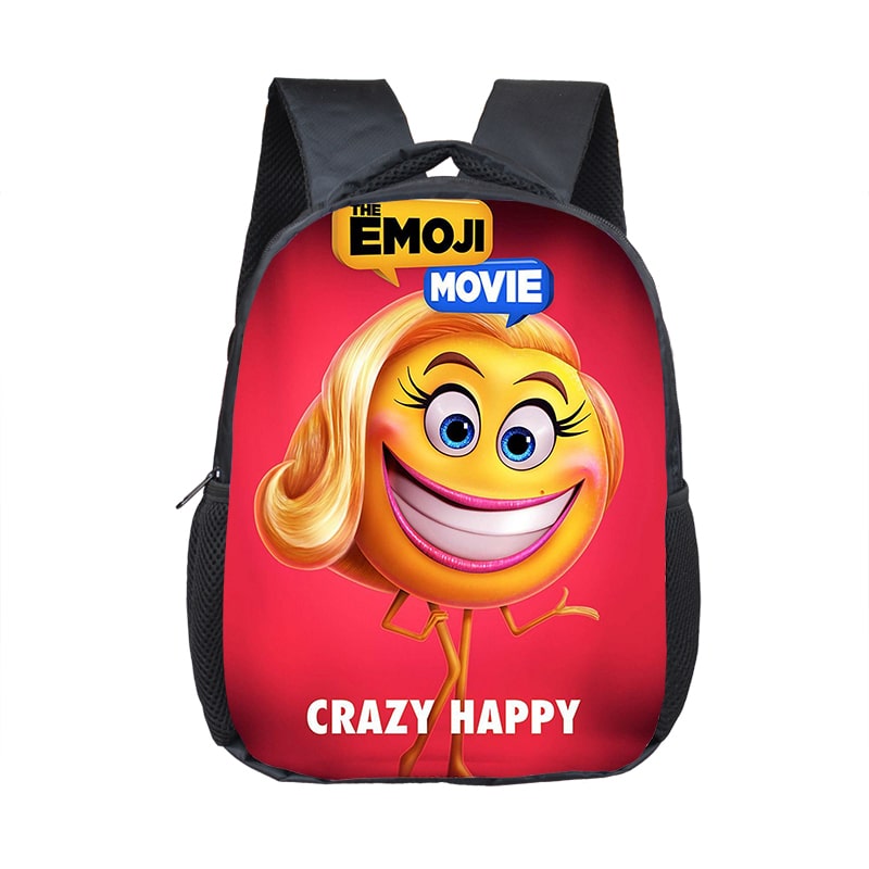 12 Inch The Emoji Children's Backpack Kids School Cute Daily Bag Kindergarten Bags Girls Boys Waterproof Ruckpack - Image 4
