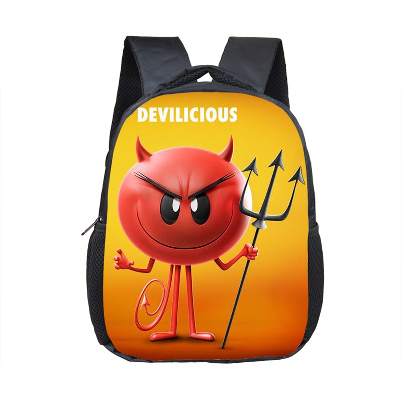 12 Inch The Emoji Children's Backpack Kids School Cute Daily Bag Kindergarten Bags Girls Boys Waterproof Ruckpack - Image 7