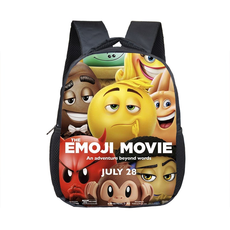 12 Inch The Emoji Children's Backpack Kids School Cute Daily Bag Kindergarten Bags Girls Boys Waterproof Ruckpack - Image 9