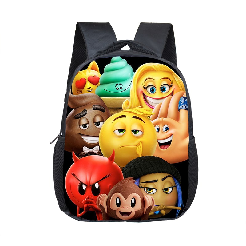 12 Inch The Emoji Children's Backpack Kids School Cute Daily Bag Kindergarten Bags Girls Boys Waterproof Ruckpack - Image 13
