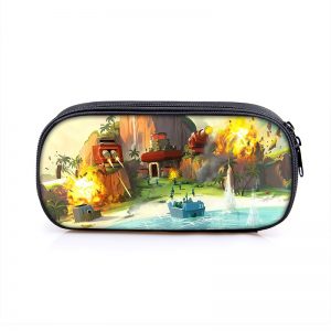 Heavy machine gunner Dream Machine Cosmetic Bags Boys Girls Children Large Pencil Case Purse Storage Bags Women Men Multifunction Makeup Bag