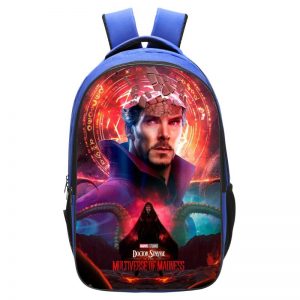 Doctor Strange in the Multiverse of Madness Backpack School Bag Blue