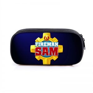Fireman Sam Cosmetic Bags Boys Girls Children Large Pencil Case Purse Storage Bags Women Men Multifunction Makeup Bag