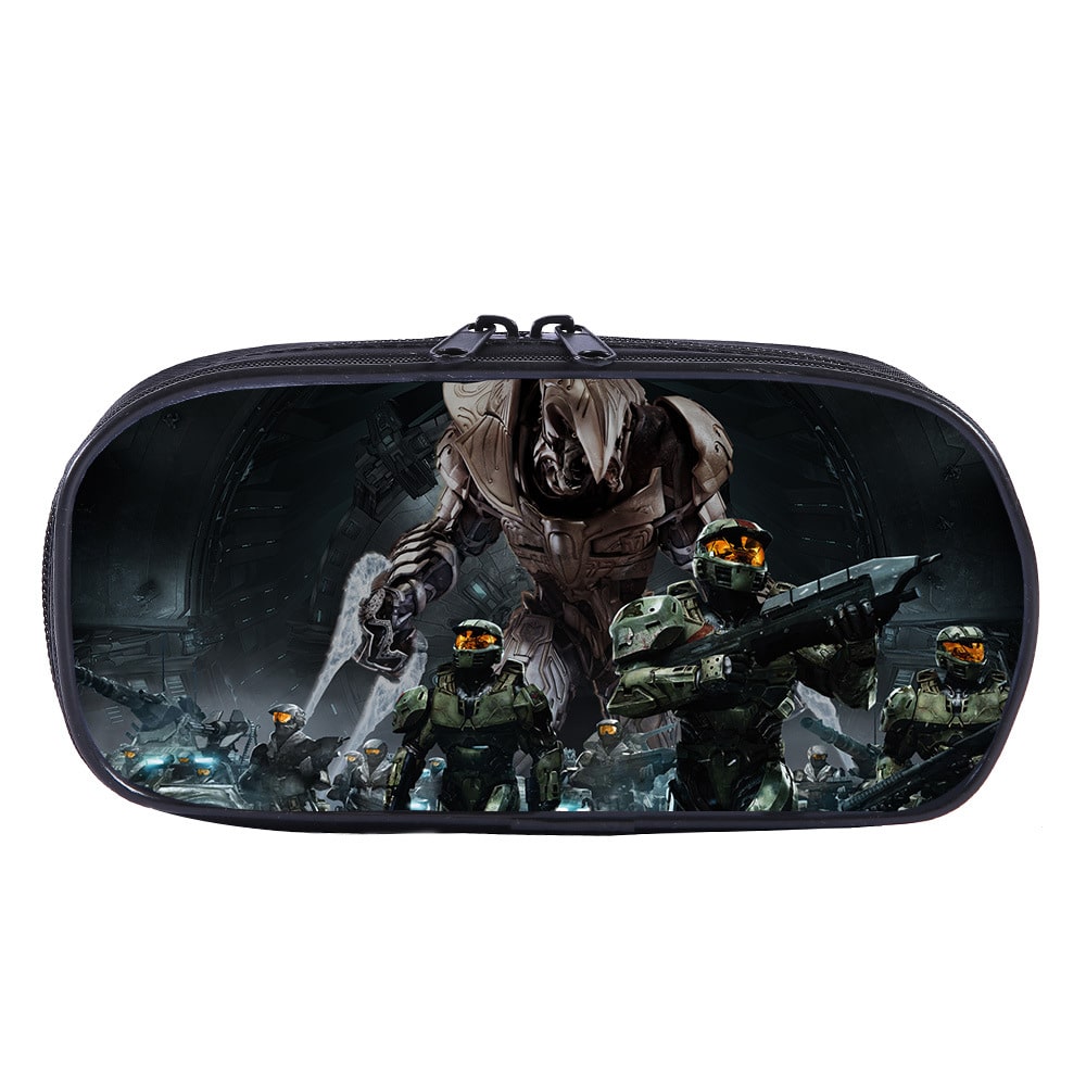 Halo Cosmetic Bags Boys Girls Children Large Pencil Case Purse Storage Bags Women Men Multifunction Makeup Bag - Image 11