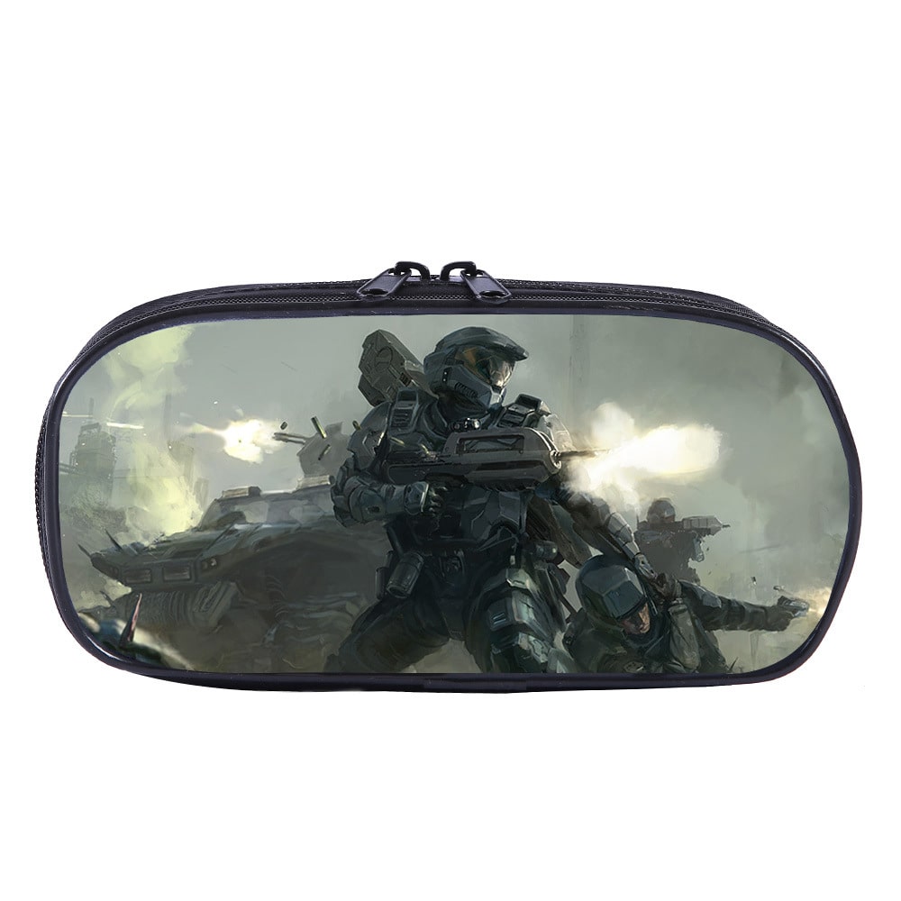 Halo Cosmetic Bags Boys Girls Children Large Pencil Case Purse Storage Bags Women Men Multifunction Makeup Bag - Image 12