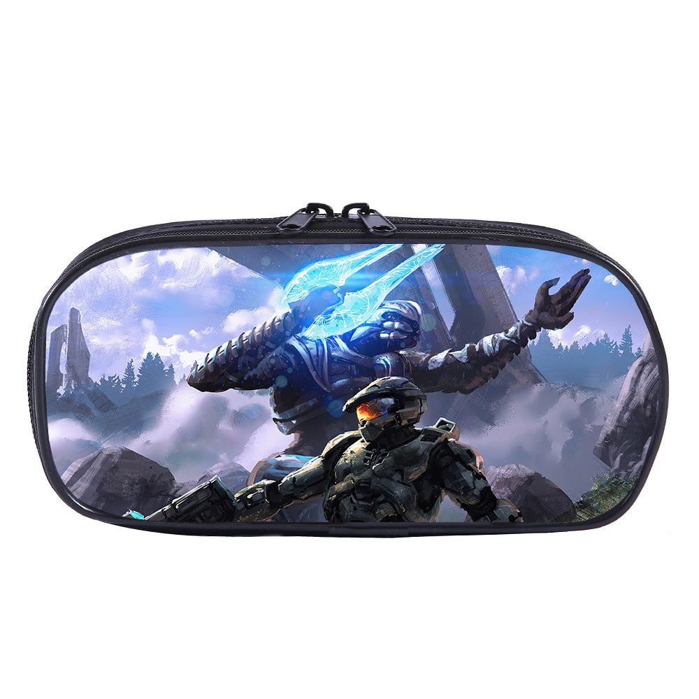 Halo Cosmetic Bags Boys Girls Children Large Pencil Case Purse Storage Bags Women Men Multifunction Makeup Bag - Image 13