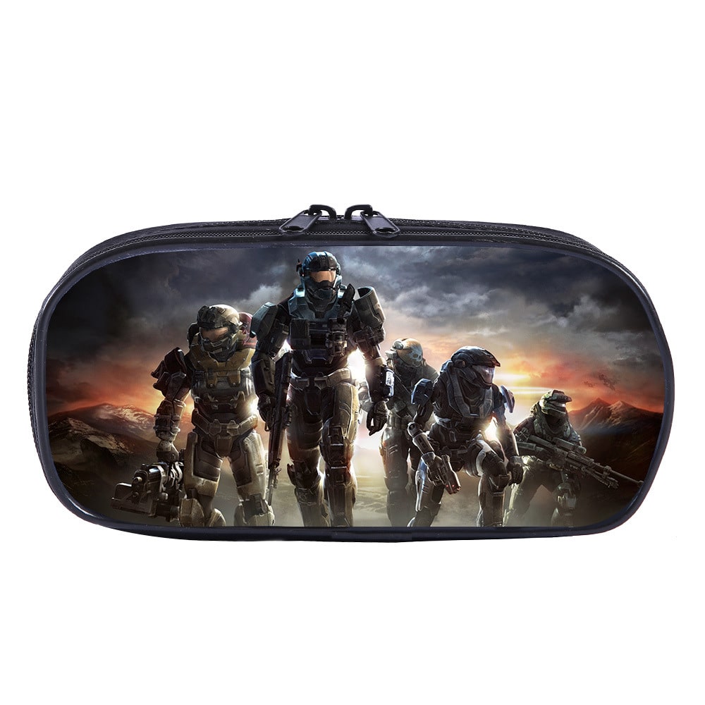 Halo Cosmetic Bags Boys Girls Children Large Pencil Case Purse Storage Bags Women Men Multifunction Makeup Bag - Image 14