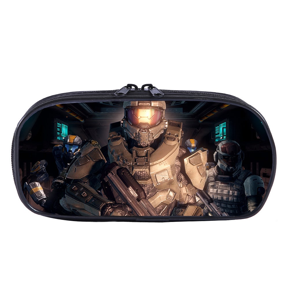 Halo Cosmetic Bags Boys Girls Children Large Pencil Case Purse Storage Bags Women Men Multifunction Makeup Bag - Image 16