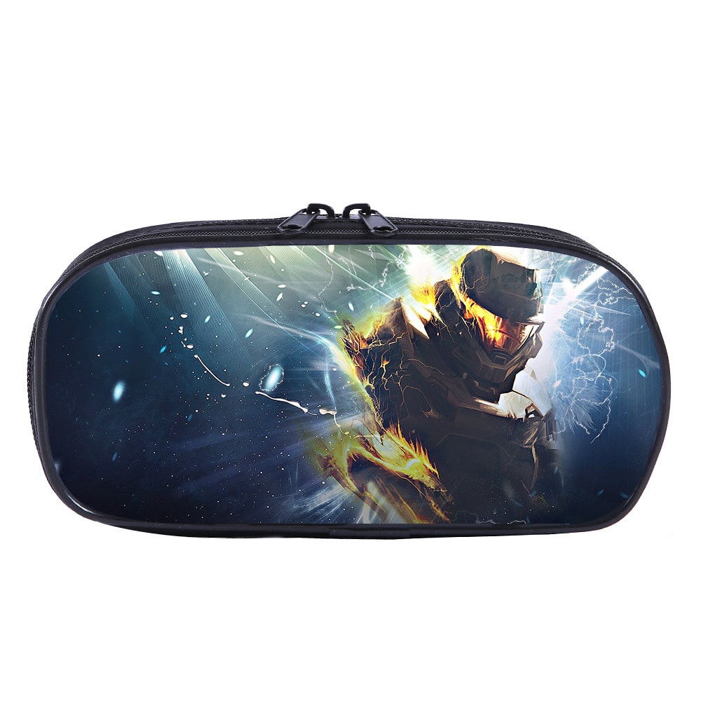 Halo Cosmetic Bags Boys Girls Children Large Pencil Case Purse Storage Bags Women Men Multifunction Makeup Bag - Image 17