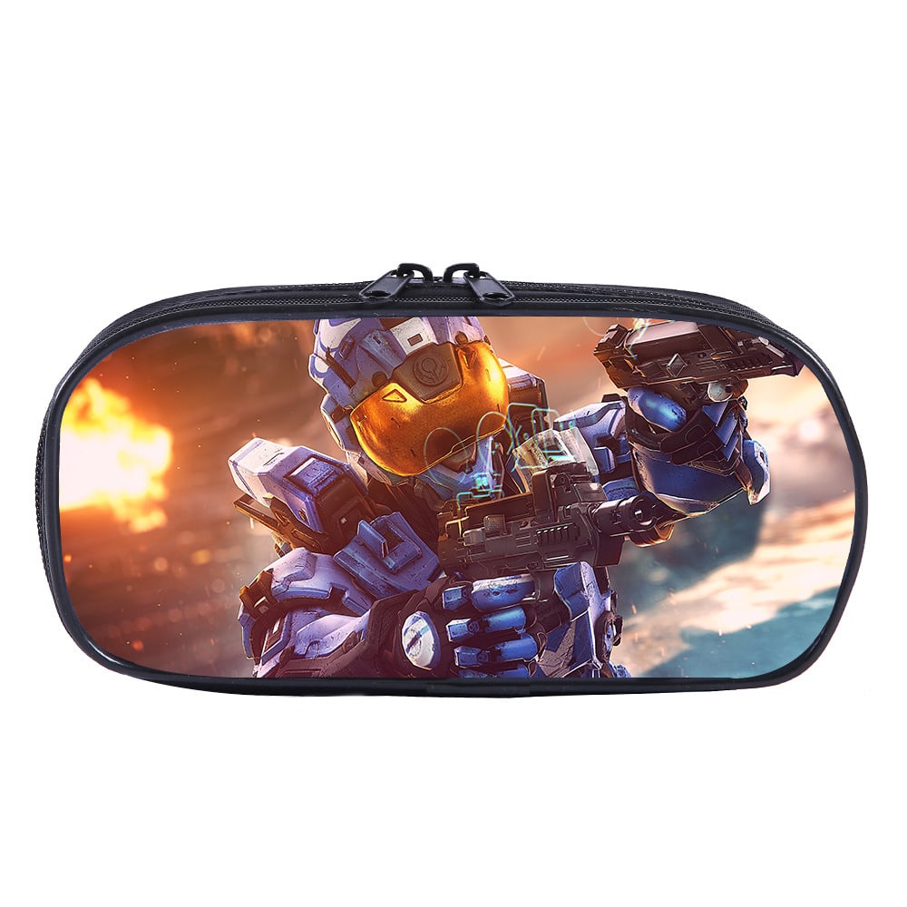 Halo Cosmetic Bags Boys Girls Children Large Pencil Case Purse Storage Bags Women Men Multifunction Makeup Bag - Image 23