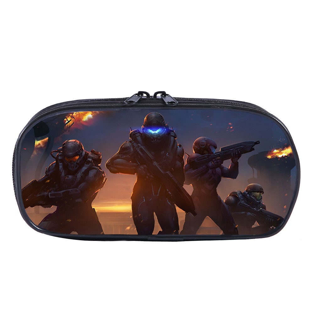 Halo Cosmetic Bags Boys Girls Children Large Pencil Case Purse Storage Bags Women Men Multifunction Makeup Bag - Image 18