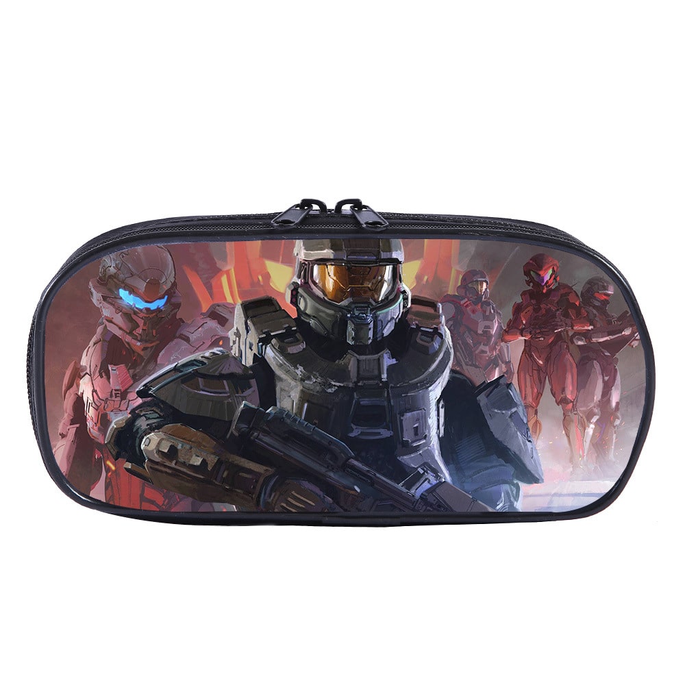 Halo Cosmetic Bags Boys Girls Children Large Pencil Case Purse Storage Bags Women Men Multifunction Makeup Bag - Image 19