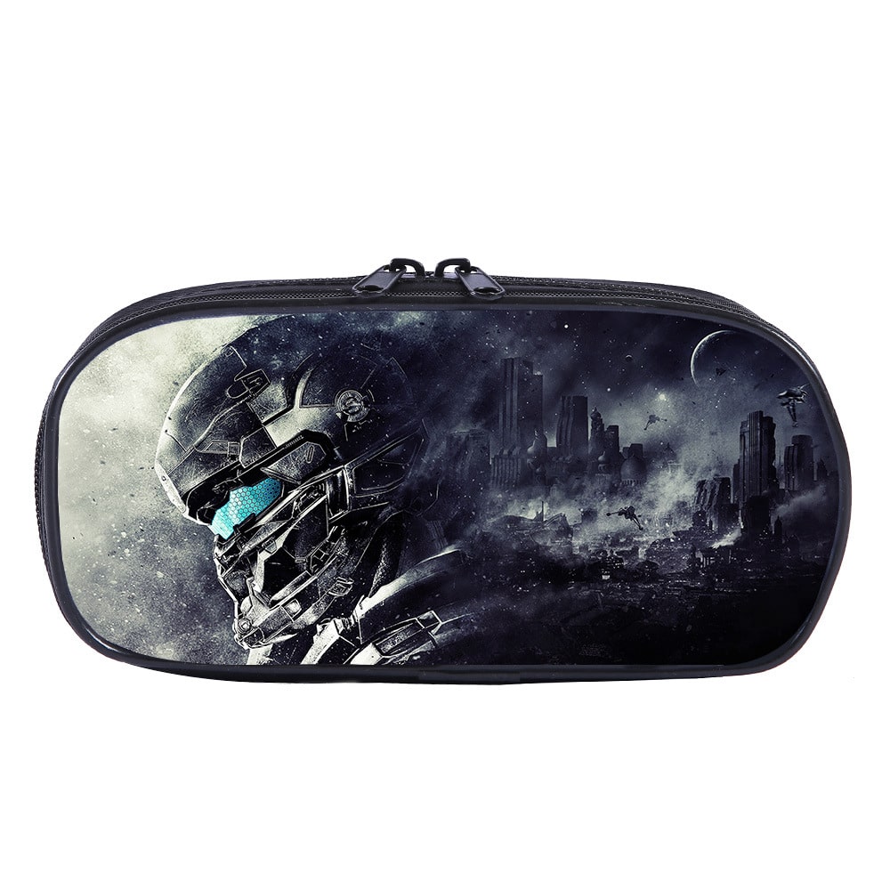 Halo Cosmetic Bags Boys Girls Children Large Pencil Case Purse Storage Bags Women Men Multifunction Makeup Bag - Image 20