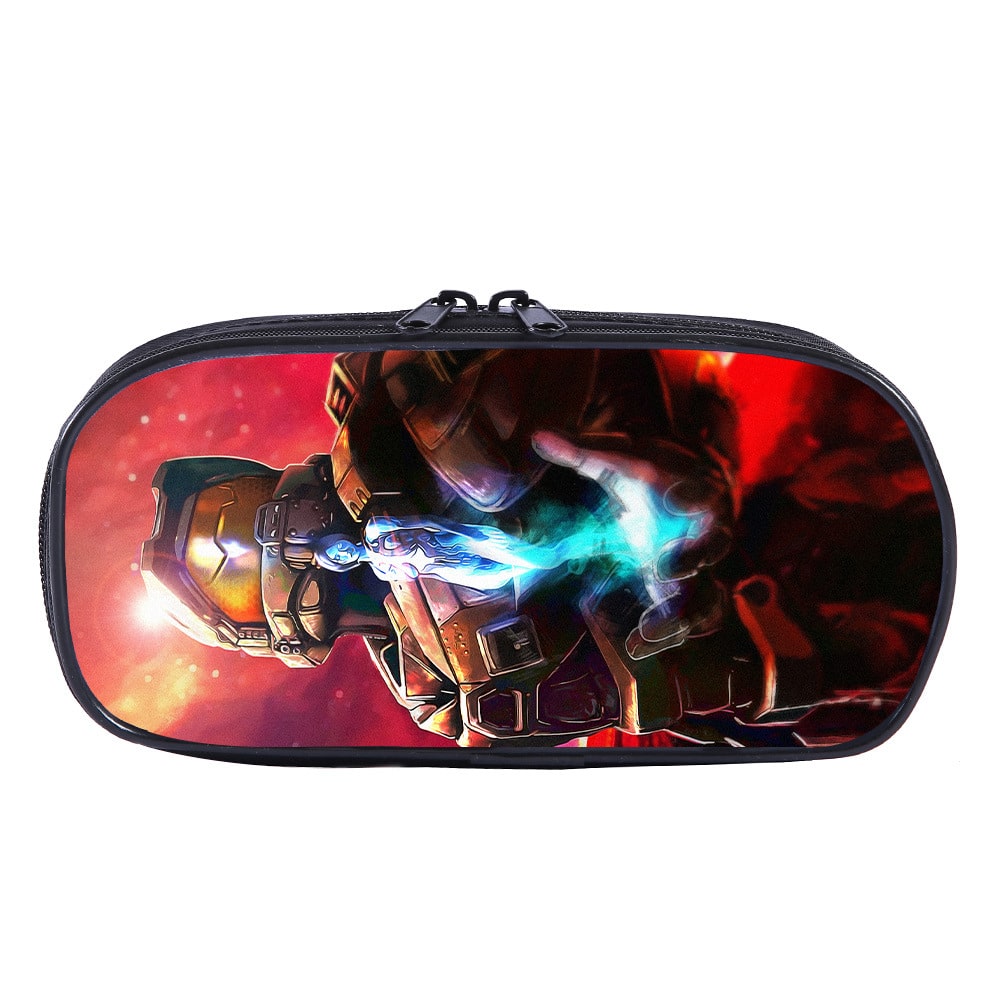 Halo Cosmetic Bags Boys Girls Children Large Pencil Case Purse Storage Bags Women Men Multifunction Makeup Bag - Image 24