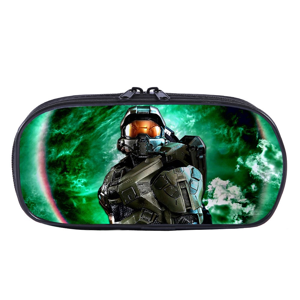 Halo Cosmetic Bags Boys Girls Children Large Pencil Case Purse Storage Bags Women Men Multifunction Makeup Bag - Image 7