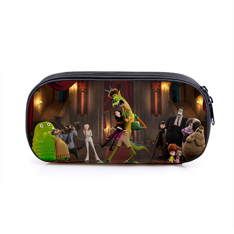 Hotel Transylvania Cosmetic Bags Boys Girls Children Large Pencil Case Purse Storage Bags Women Men Multifunction Makeup Bag - Image 21