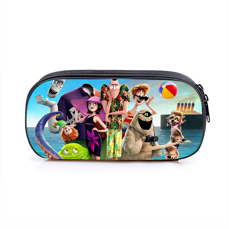 Hotel Transylvania Cosmetic Bags Boys Girls Children Large Pencil Case Purse Storage Bags Women Men Multifunction Makeup Bag - Image 22